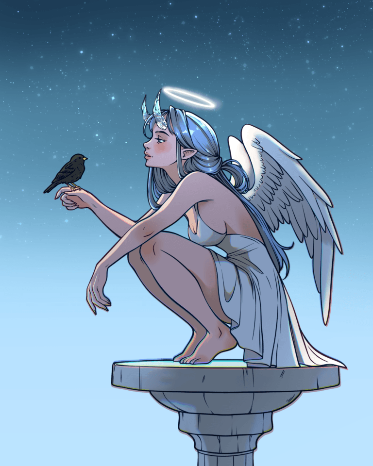 Angel & Little Bird