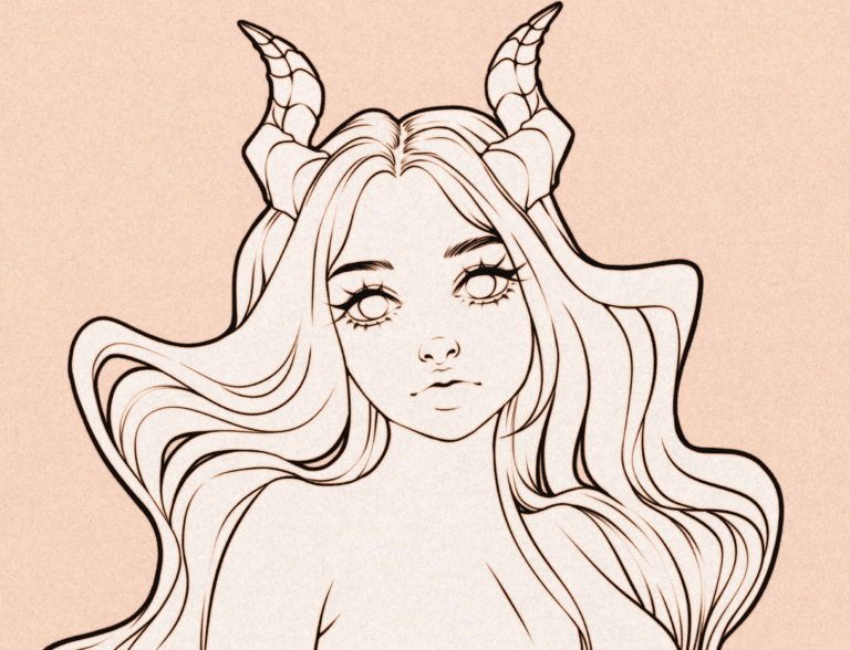 Sketch / Lineart — Bust example artwork