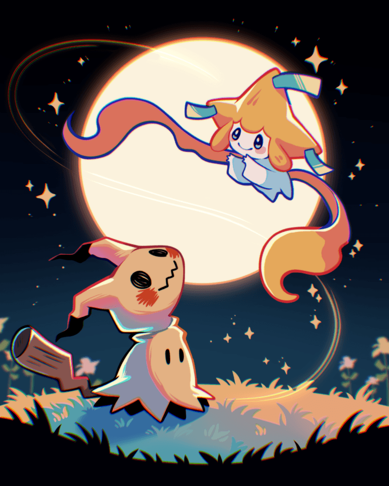Mimikyu & Jirachi