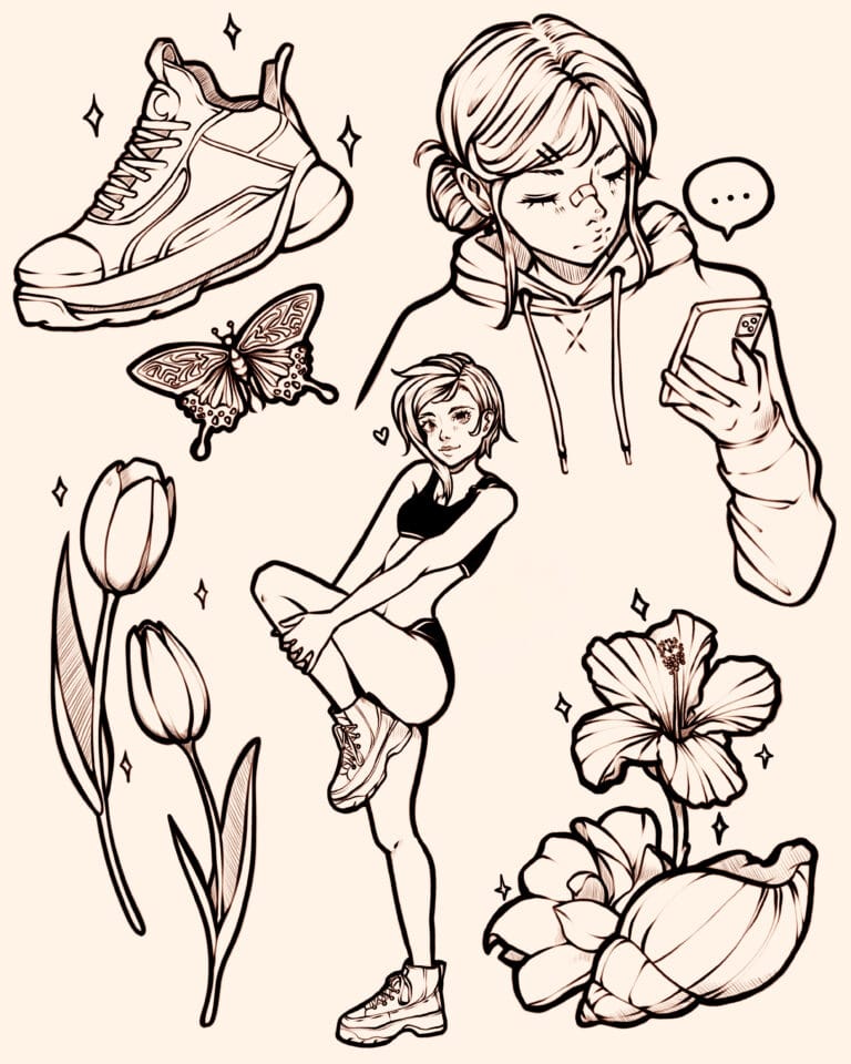 Summer Lineart