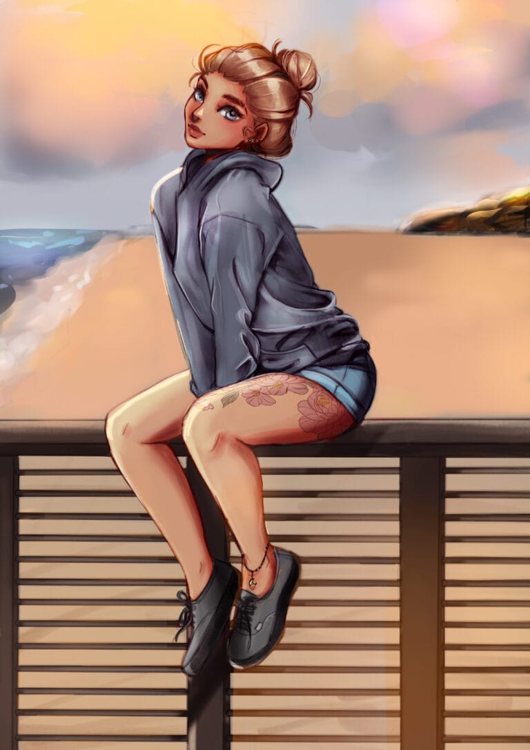 At The Beach